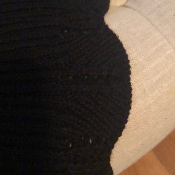 Black pull-on sweater skirt - Picture 2 of 8